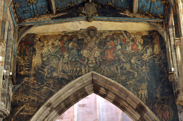 The Doom Painting, Holy Trinity Church, Coventry, England, UK